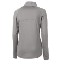 San Francisco 49ers Cutter & Buck Women's Adapt Eco Knit Stretch Recycled Half-Zip Pullover Top - Gray Pullover