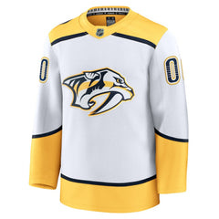 Nashville Predators Fanatics Away Premium Custom Jersey - White | US 202055710
