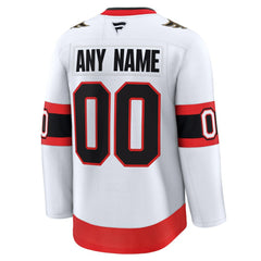 Ottawa Senators Fanatics Away Premium Custom Jersey - White | US 202055720