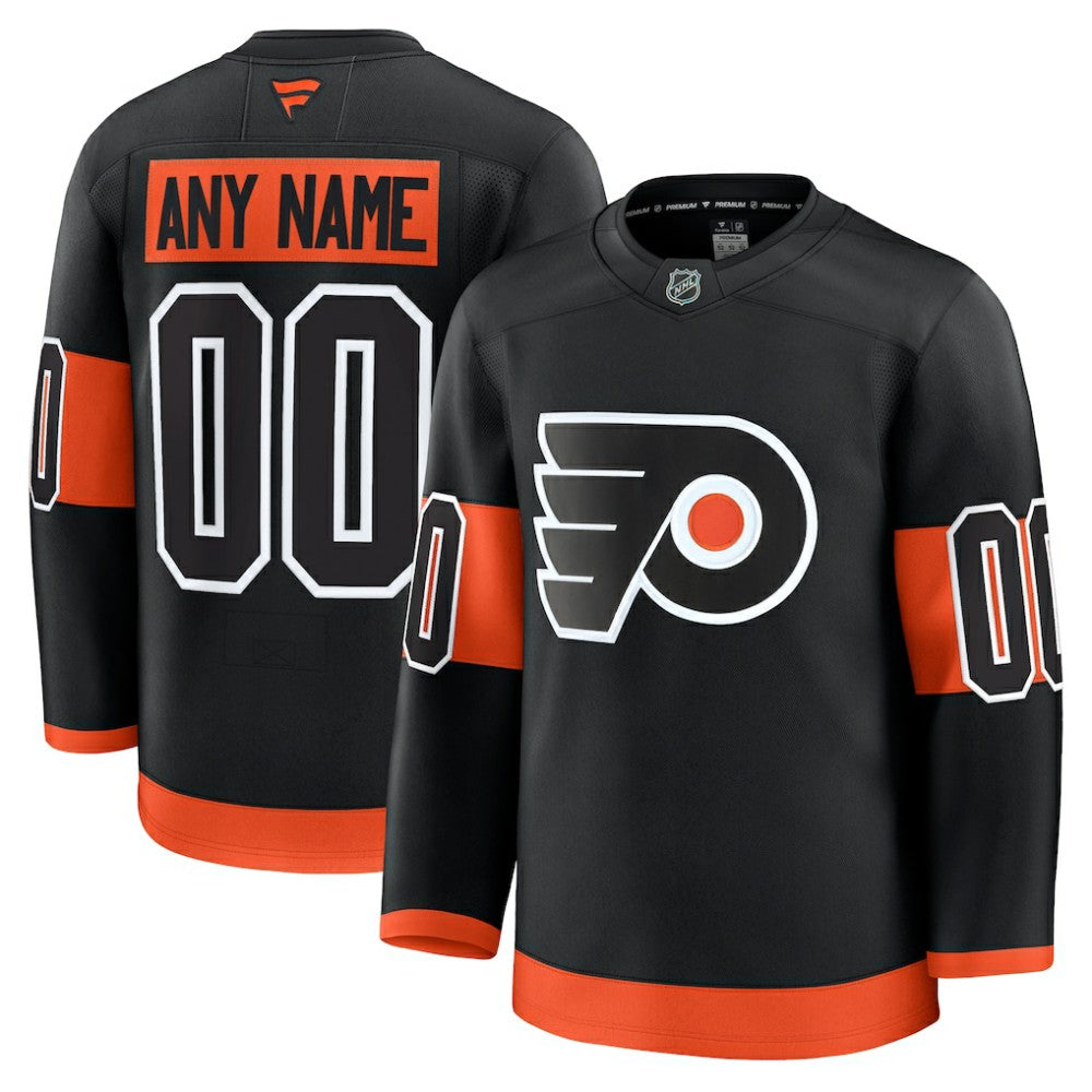 Philadelphia Flyers Fanatics Alternate Premium Custom Jersey - Black | US 202055724