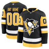 Pittsburgh Penguins Fanatics Home Premium Custom Jersey - Black | US 202055726