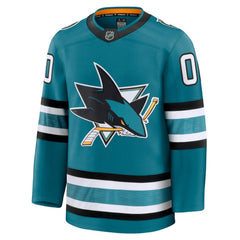 San Jose Sharks Fanatics Home Premium Custom Jersey - Teal | US 202055729