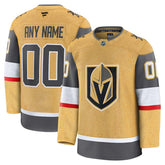 Vegas Golden Knights Fanatics Home Premium Custom Jersey - Gold | US 202055736