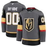 Vegas Golden Knights Fanatics Alternate Premium Custom Jersey - Gray | US 202055737