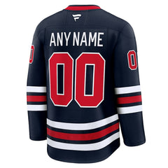 Winnipeg Jets Fanatics Alternate Premium Custom Jersey - Navy | US 202055742