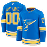 St. Louis Blues Fanatics Alternate Premium Custom Jersey - Blue | US 202055747