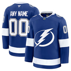 Tampa Bay Lightning Fanatics Home Premium Custom Jersey - Blue | US 202055752