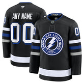 Tampa Bay Lightning Fanatics Alternate Premium Custom Jersey - Black | US 202055754
