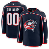 Columbus Blue Jackets Fanatics Home Premium Custom Jersey - Navy | US 202055763