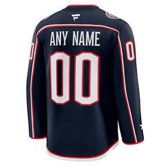 Columbus Blue Jackets Fanatics Home Premium Custom Jersey - Navy | US 202055763
