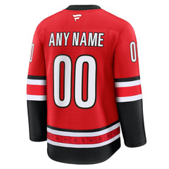 Carolina Hurricanes Fanatics Alternate Premium Custom Jersey - Red | US 202055780