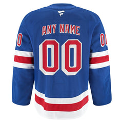 New York Rangers Fanatics Home Authentic Pro Custom Jersey - Royal | US 202056752