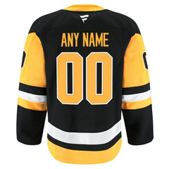 Pittsburgh Penguins Fanatics Home Authentic Pro Custom Jersey - Black | US 202056765