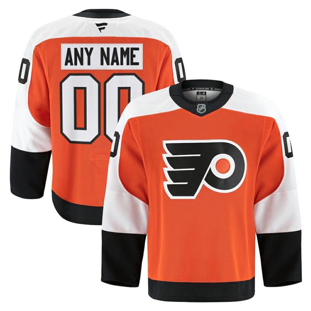 Philadelphia Flyers Fanatics Home Authentic Pro Custom Jersey - Orange | US 202056770