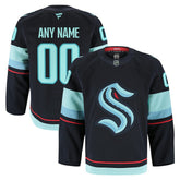 Seattle Kraken Fanatics Home Authentic Pro Custom Jersey - Navy | US 202056774