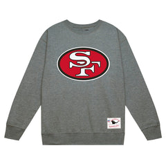 San Francisco 49ers Basic Fleece Pullover Sweatshirt - Heather Gray Pullover