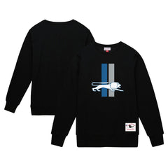 Detroit Lions Basic Fleece Pullover Sweatshirt - Black Pullover