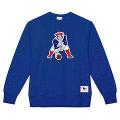 New England Patriots Basic Fleece Pullover Sweatshirt - Navy Pullover