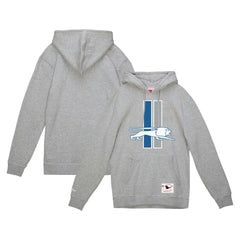 Detroit Lions Vintage Pullover Hoodie - Heather Gray Hoodies