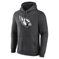 Arizona Cardinals Personalized Name & Number Monochrome Pullover Hoodie - Charcoal Hoodies