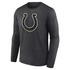 Indianapolis Colts Personalized Name & Number Monochrome Long Sleeve T-Shirt - Charcoal T-shirts