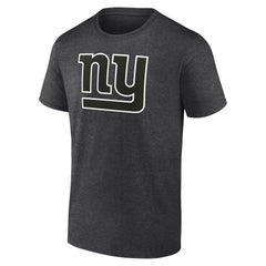 New York Giants Personalized Name & Number Monochrome T-Shirt - Charcoal T-shirts