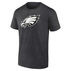 Philadelphia Eagles Personalized Name & Number Monochrome T-Shirt - Charcoal T-shirts
