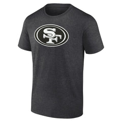 San Francisco 49ers Personalized Name & Number Monochrome T-Shirt - Charcoal T-shirts