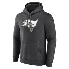 Tampa Bay Buccaneers Personalized Name & Number Monochrome Pullover Hoodie - Charcoal Hoodies