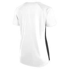 New Orleans Saints Women's Plus Size Glitter Lace-Up V- Neck T-Shirt - Neck T-Shirt - White T-shirts