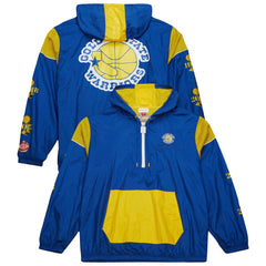 Golden State Warriors Unisex Hardwood Classics Team OG 3.0 Anorak Half-Zip Windbreaker Jacket Royal - Mitchell & Ness outlet