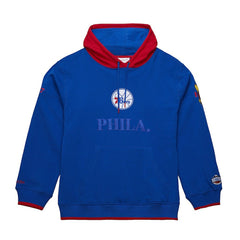Philadelphia 76ers Hardwood Classics Team OG 3.0 Pullover Hoodie Royal - Mitchell & Ness