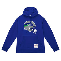 Seattle Seahawks Helmet Logo Vintage Pullover Hoodie - College Navy Hoodies