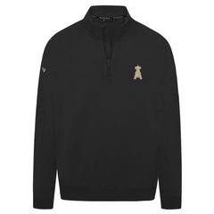 Los Angeles Angels Levelwear Murray Quarter-Zip Sweatshirt - Black Sweatshirts