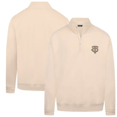 Minnesota Twins Levelwear Murray Quarter-Zip Sweatshirt - Khaki Sweatshirts
