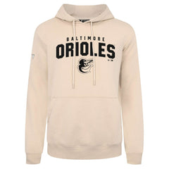 Baltimore Orioles Levelwear Podium Team Arch Pullover Hoodie - Khaki Hoodies