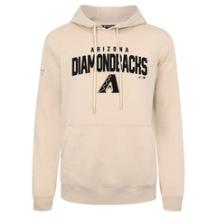 Arizona Diamondbacks Levelwear Podium Team Arch Pullover Hoodie - Khaki Hoodies