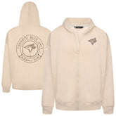Toronto Blue Jays Levelwear Uphill Oversized Full-Zip Hoodie - Khaki Hoodies