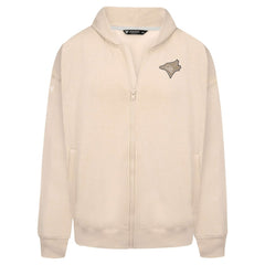Toronto Blue Jays Levelwear Uphill Oversized Full-Zip Hoodie - Khaki Hoodies