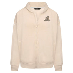 Arizona Diamondbacks Levelwear Uphill Oversized Full-Zip Hoodie - Khaki Hoodies