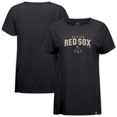 Boston Red Sox Levelwear Influx Team Arch T-Shirt - Black T-shirts