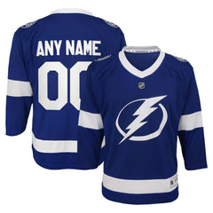 Tampa Bay Lightning Youth Replica Custom Jersey - Blue | US 202081846