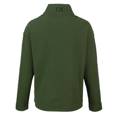 Green Bay Packers Cutter & Buck Women's Hunts Point Eco Half-Snap Sweatshirt - Green Sweatshirts