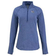 Buffalo Bills Cutter & Buck Women's Peshastin Eco Fleece Recycled Tri-Blend Raglan Half-Zip Jacket - Heather Royal Jackets