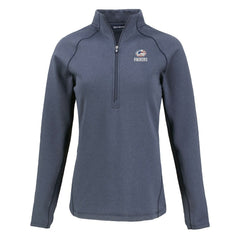 Green Bay Packers Cutter & Buck Women's Americana Peshastin Eco Fleece Recycled Tri-Blend Raglan Half-Zip Jacket - Heather Navy Jackets