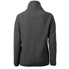 Jacksonville Jaguars Cutter & Buck Women's Cascade Eco Sherpa Fleece Half-Zip Jacket - Charcoal Jackets