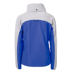 Denver Broncos Cutter & Buck Women's Charter Eco Recycled Half-Zip Hooded Anorak Jacket - Blue Jackets