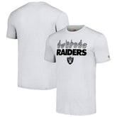 Las Vegas Raiders Homage Unisex The NFL ASL Collection by Love Sign American Sign Language T-Shirt - Ash T-shirts