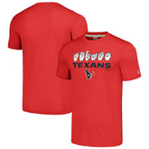Houston Texans Homage Unisex The NFL ASL Collection by Love Sign American Sign Language T-Shirt - Red T-shirts