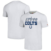 Indianapolis Colts Homage Unisex The NFL ASL Collection by Love Sign American Sign Language T-Shirt - Ash T-shirts